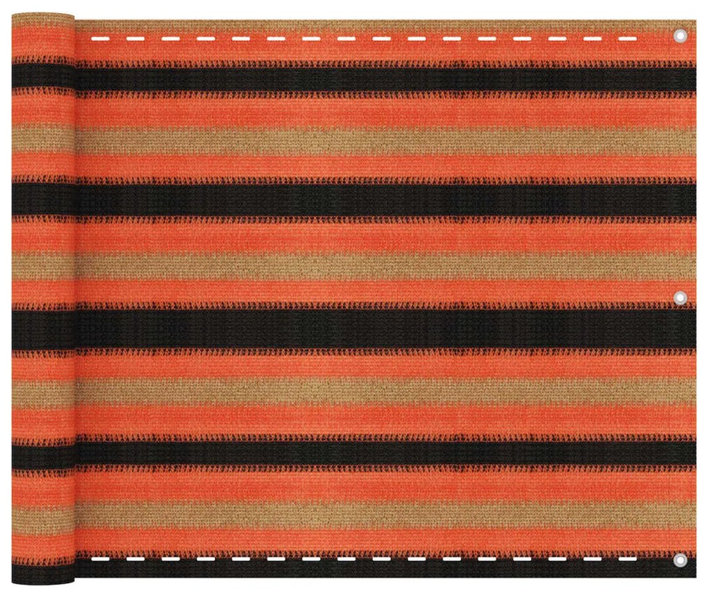 Tela de varanda 75x500 cm PEAD multicor