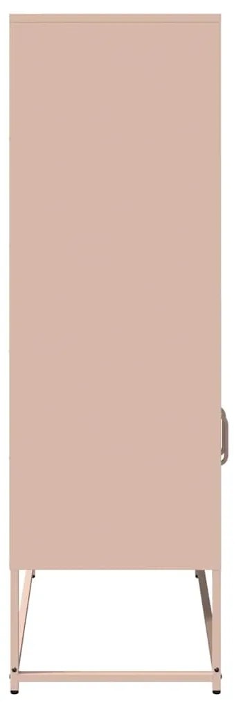 Móvel alto 68x39x123 cm aço rosa