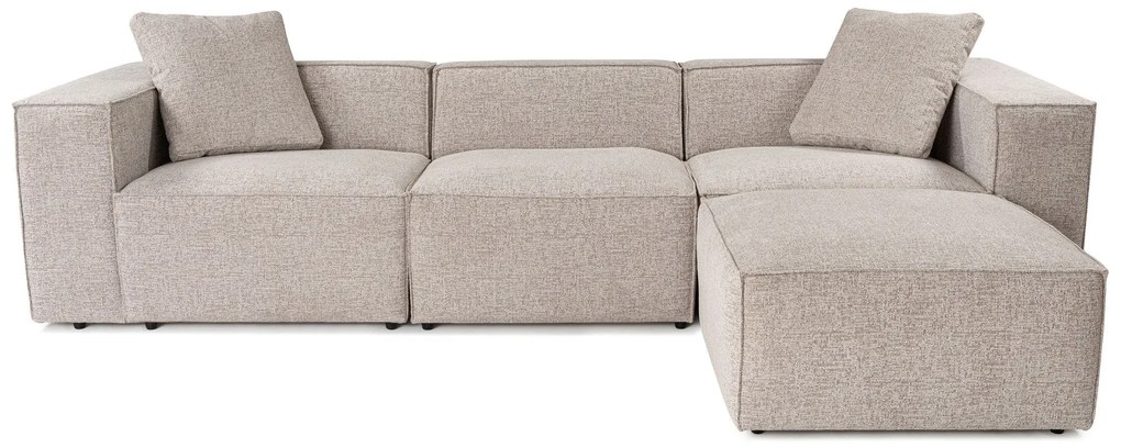 Sofá de Canto Lora – Mocha – 303 cm x 193 cm