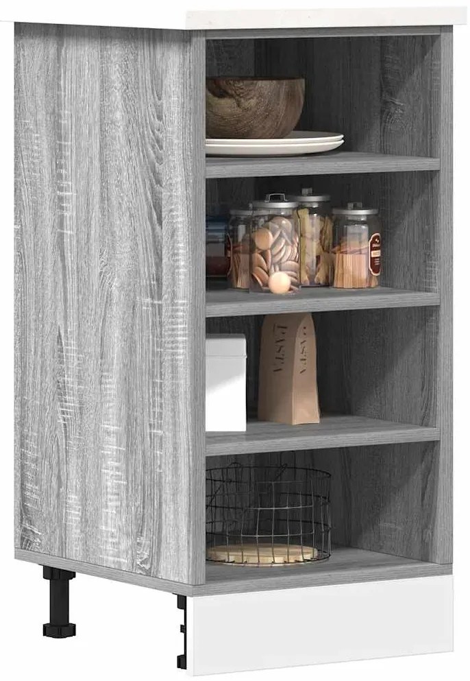 Armário inferior “Riga” 40x44,5x81,5cm cinzento sonoma