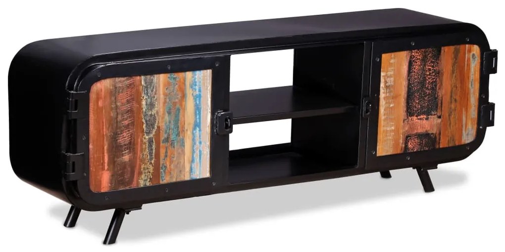 vidaXL Móvel de TV madeira recuperada 120x30x45 cm