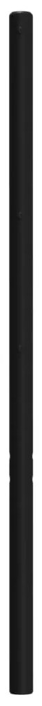 Cabeceira de cama 75 cm metal preto