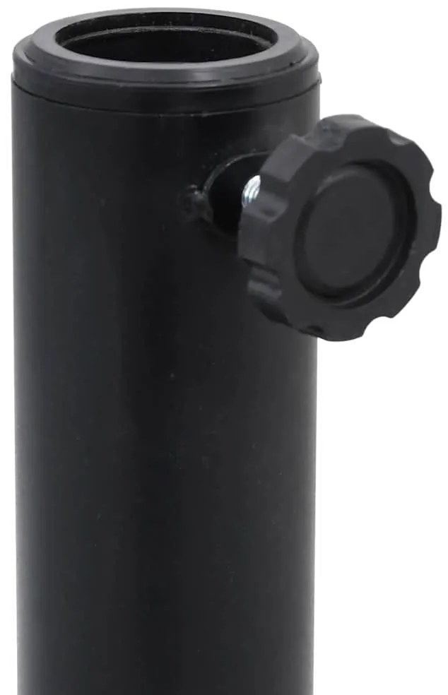 Base de Parasol vidaXL com Rodas para Postes de Ø38-48 mm 13 kg Redond