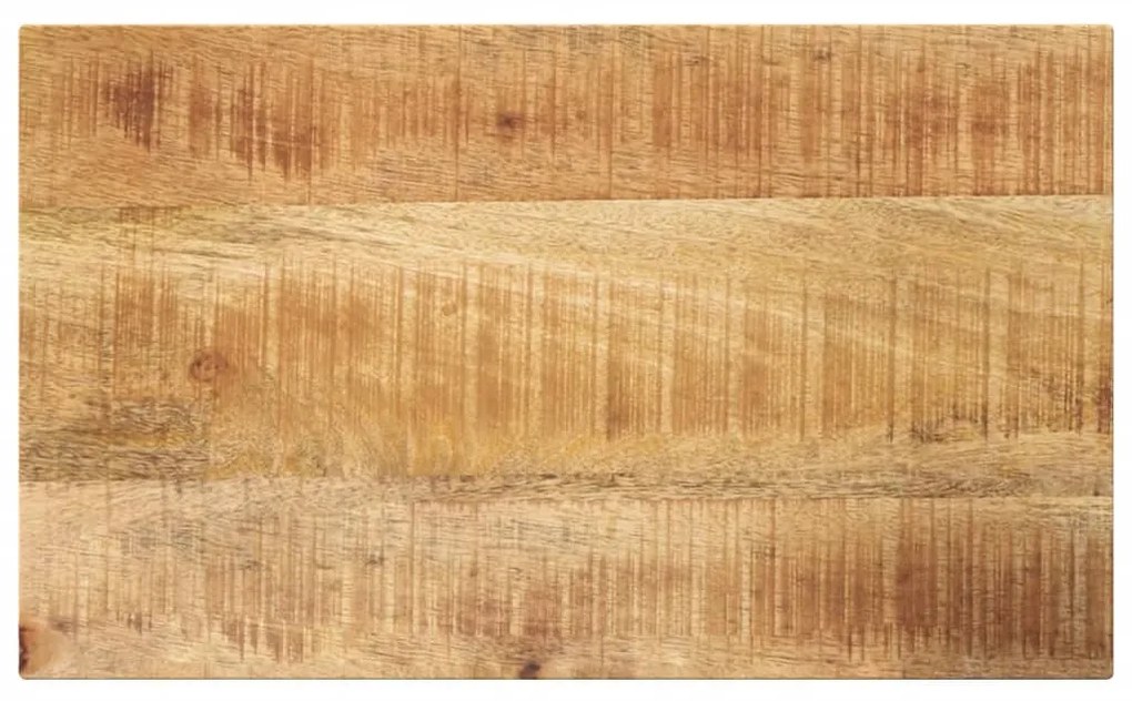 vidaXL Tampo de mesa retangular 40x20x3,8 cm mangueira áspera maciça