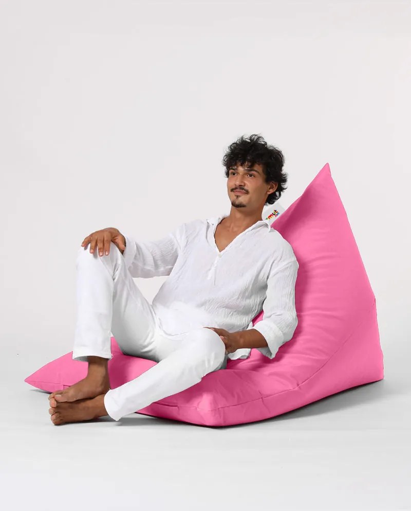 Pufe de Jardim Pyramid Big Bed – Rosa – 145x90x35 cm | Tribo Home