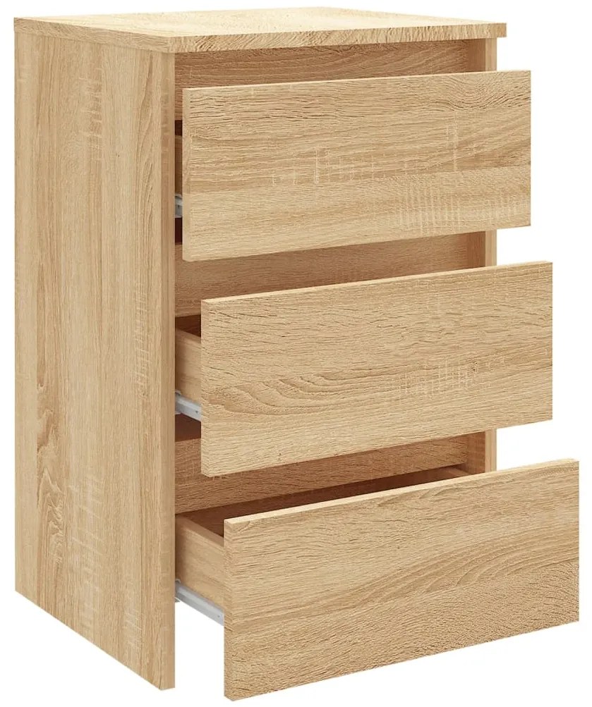 Mesa cabeceira 40x35x62,5 cm derivados madeira carvalho sonoma