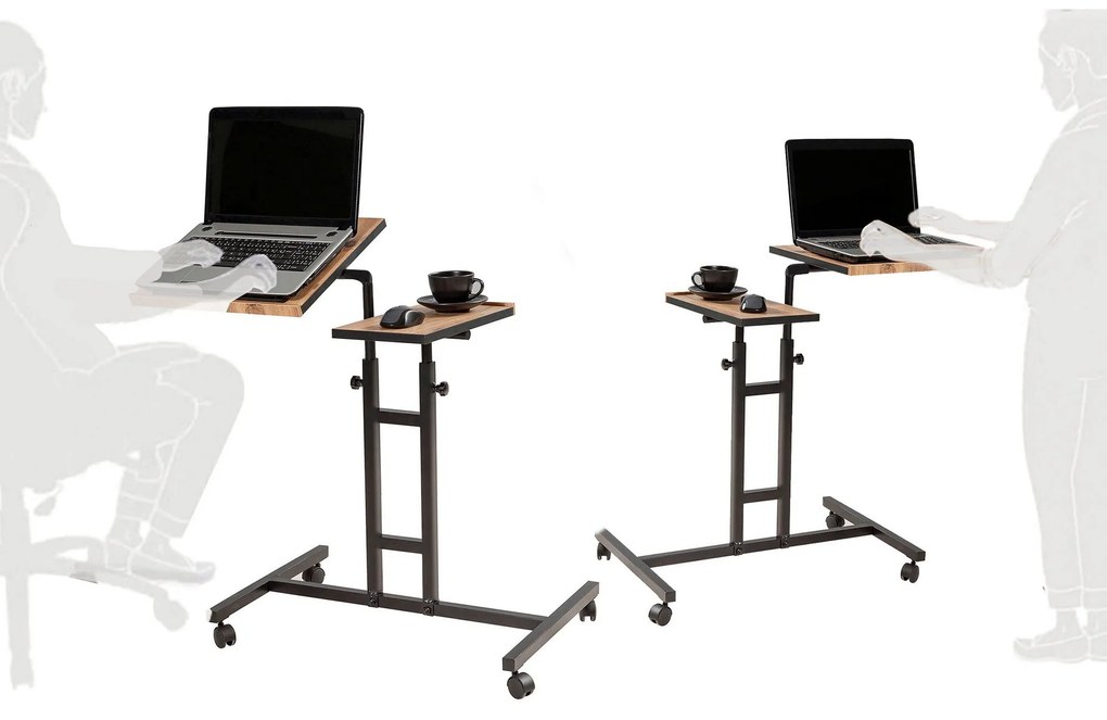 Mesa Ajustável para Portátil Glen – Pinho Atlântico – 67x87x45,5 cm