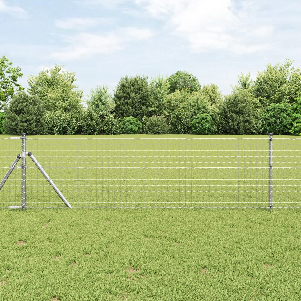 Cerca Euro 0,4x50 m Aço Galvanizado