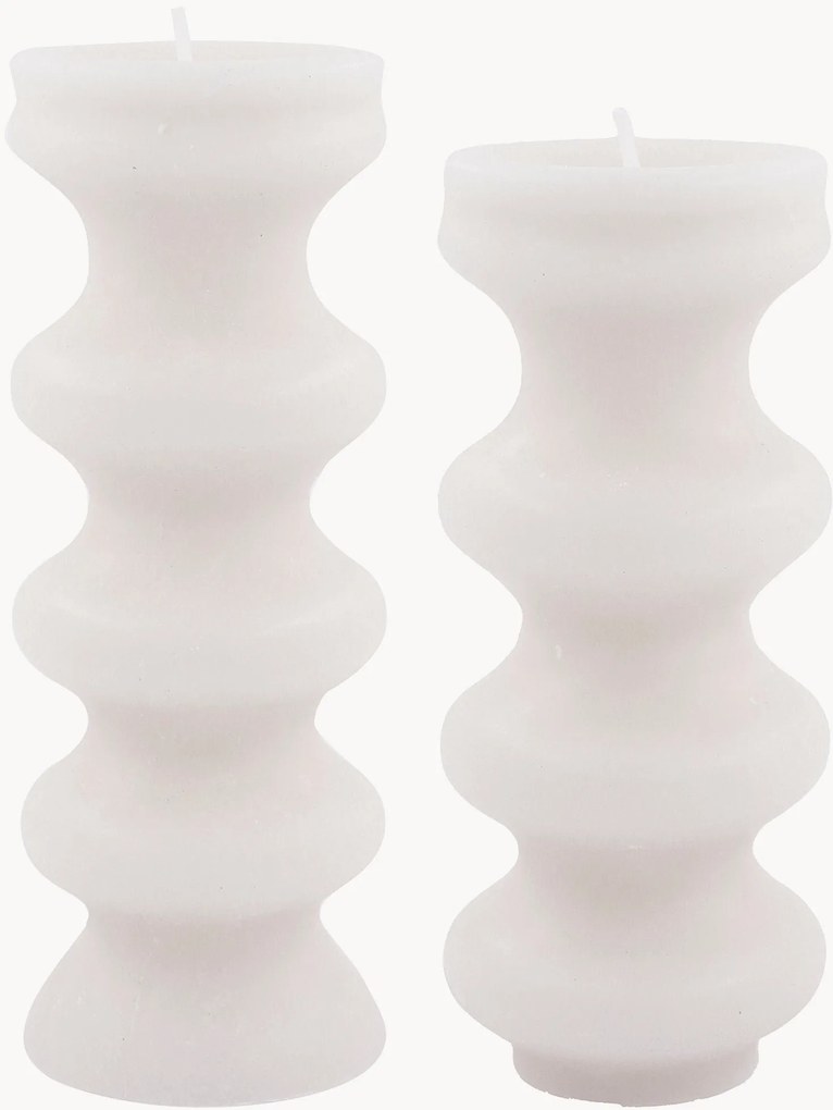 Velas artesanais Mura, conjunto de 2