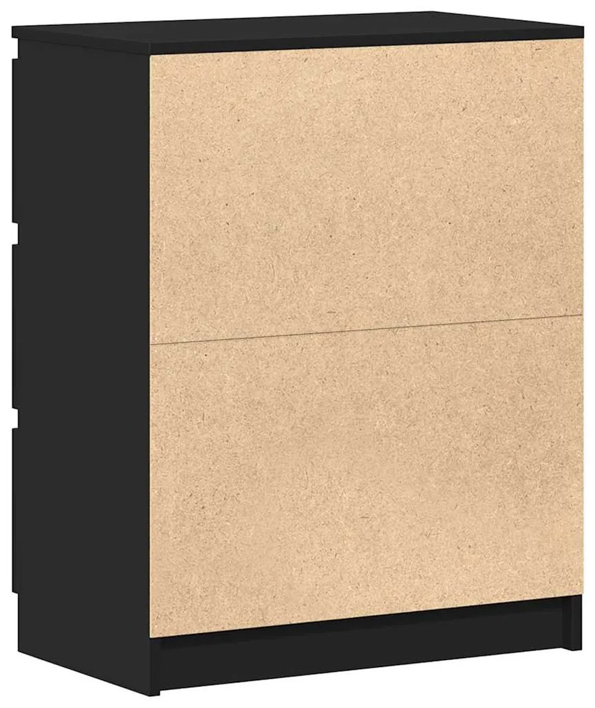 Aparador 60x35x76 cm derivados de madeira preto