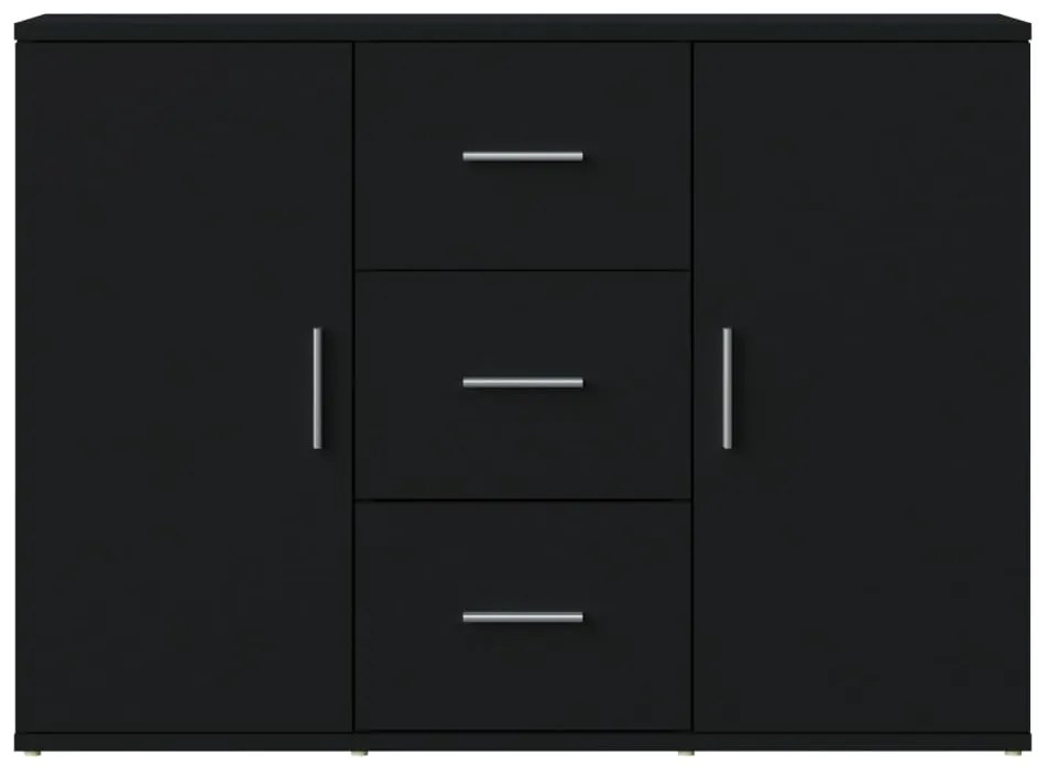 Aparador 91x29,5x65 cm derivados de madeira preto