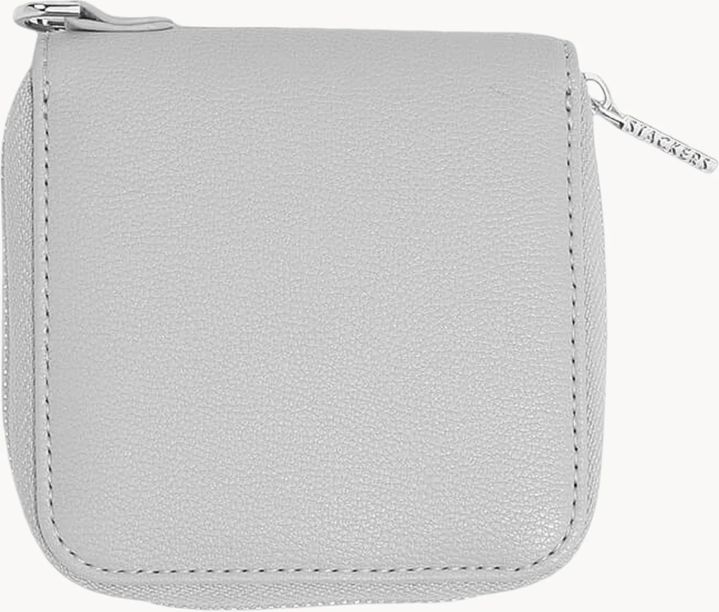 Rolo compacto para joias cinza-pedra