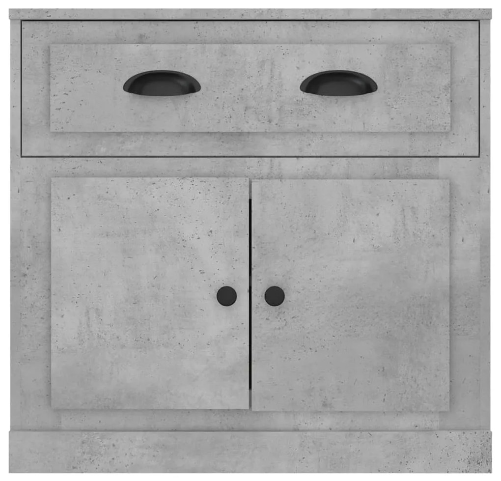 Aparador 70x35,5x67,5 cm derivados de madeira cinzento cimento