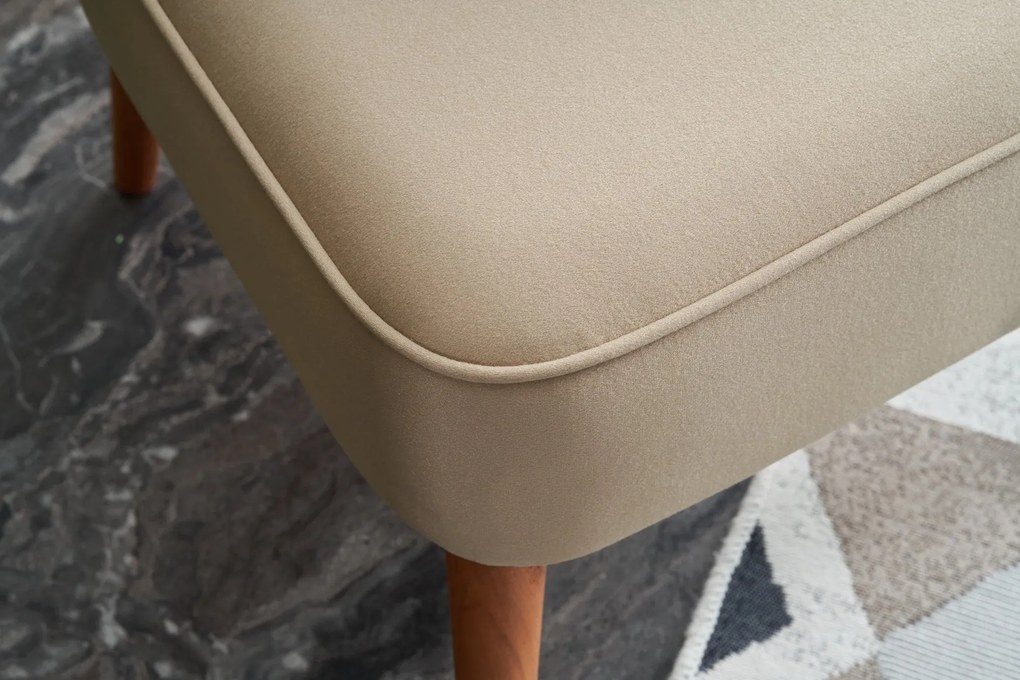 Cadeirão Wing Layla – Creme – 65x80x65 cm
