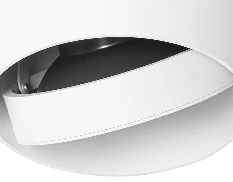 LED Foco de superfície inteligente branco rotativo e inclinável Incl. Wifi GU10 111mm - Impact