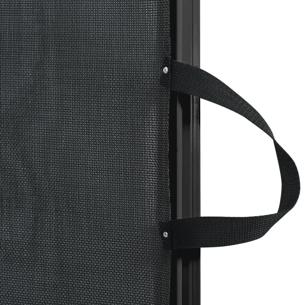 Portão retrátil p/ animais de estimação 117,5x125 cm preto