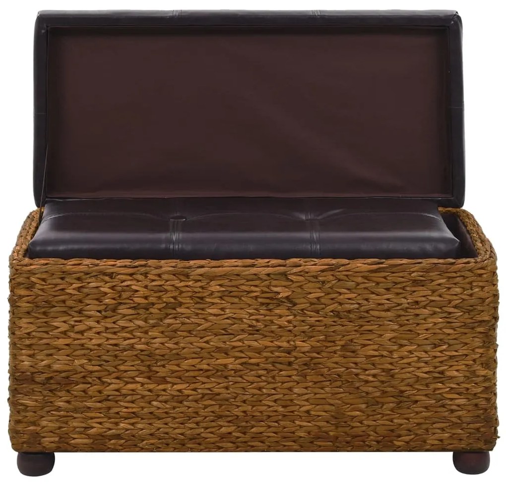 Conjunto de bancos 2 pcs erva marinha castanho