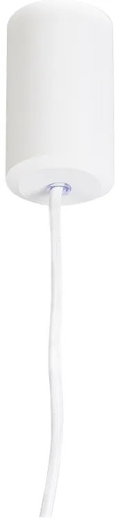 Candeeiro de suspensão design branco - Tuba Small