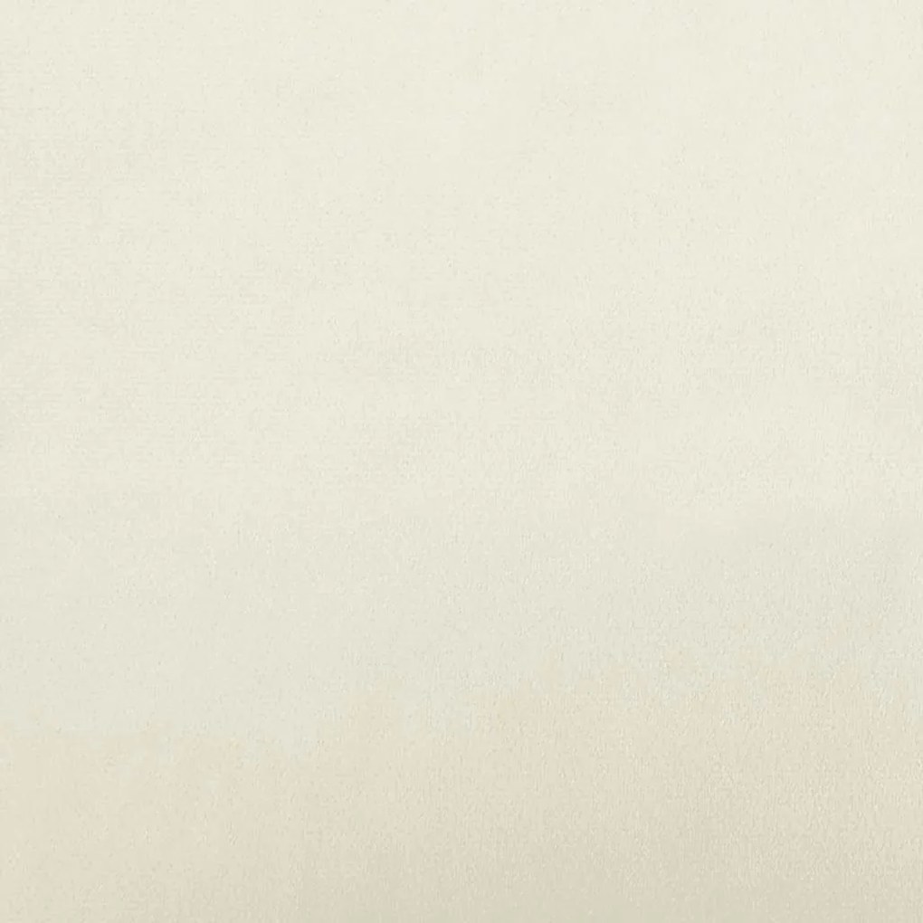 Cama para cães 95x55x30 cm veludo cor creme