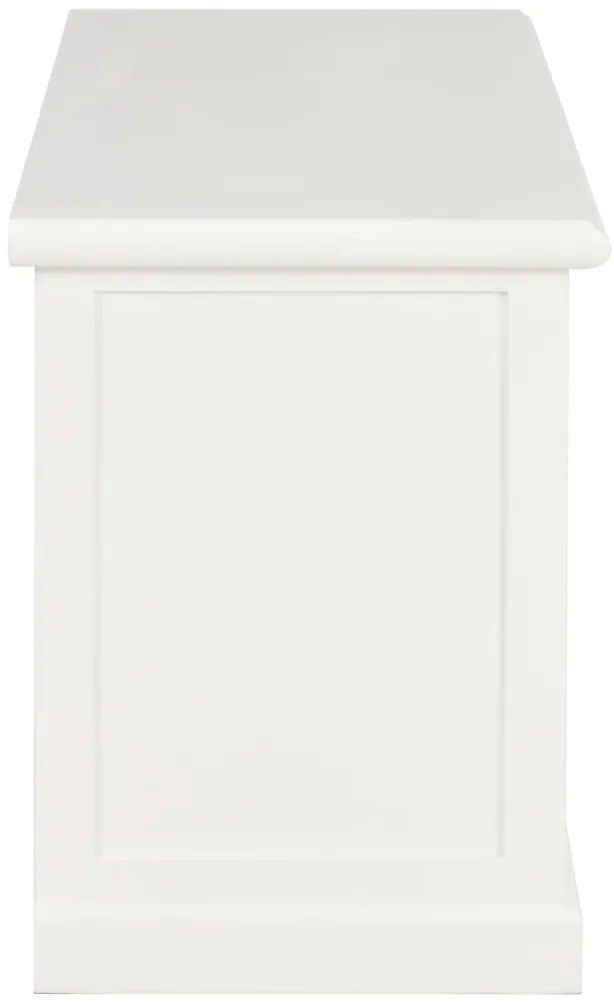 Móvel de TV 90x30x40 cm madeira branco