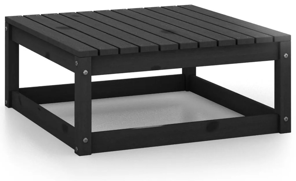 10 pcs conjunto lounge de jardim pinho maciço