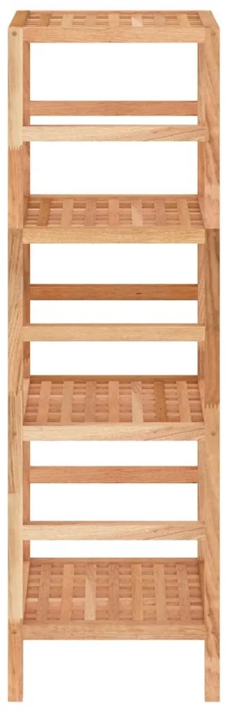 Unidade de prateleiras WC 35,5x35,5x112,5 cm nogueira maciça