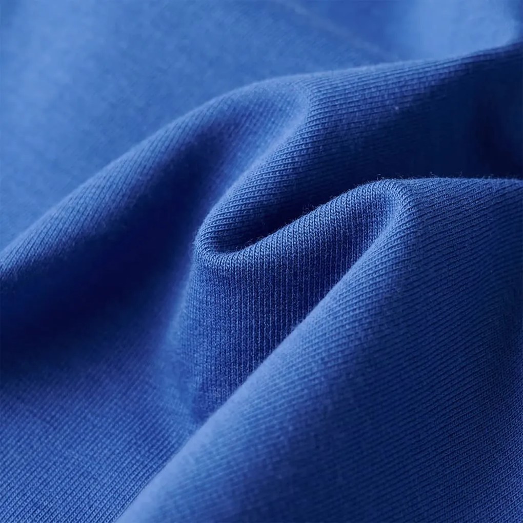 Vestido de criança com cordão azul-cobalto 92