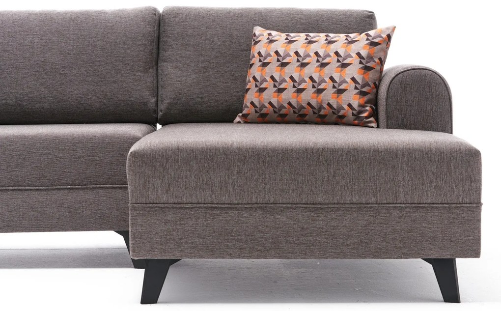 Sofá-Cama de Canto Belen – Castanho – 300x78x202 cm