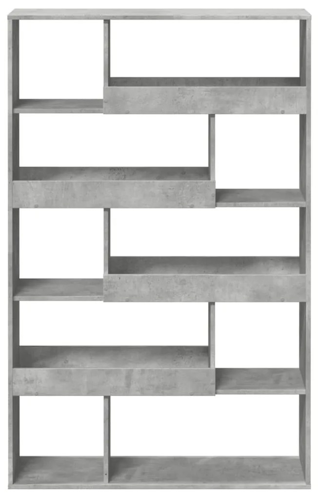 Estante 100x33x156,5 cm derivados de madeira cinzento cimento