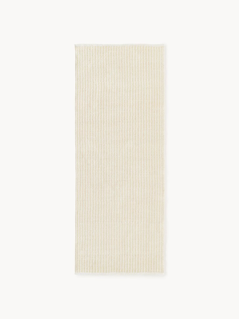 Passadeira para interior e exterior às riscas artesanal Turner