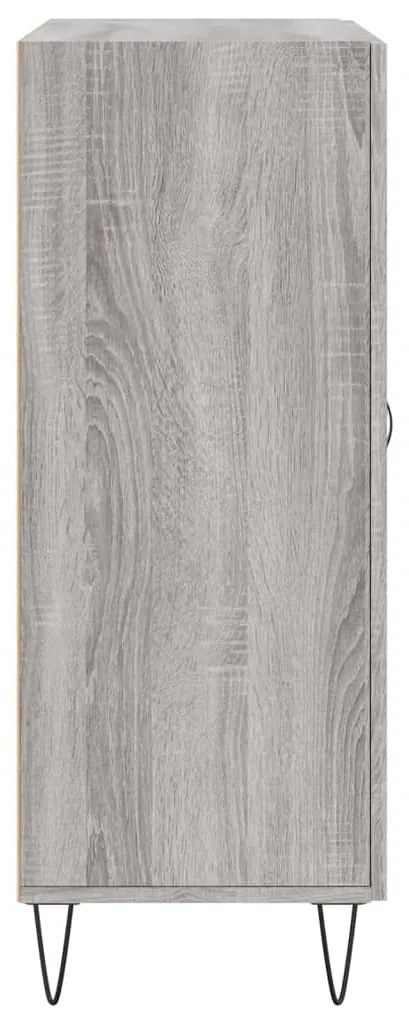 Aparador 69,5x34x90 cm derivados de madeira cinzento sonoma