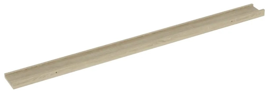 Prateleiras de parede 4 pcs 115x9x3 cm carvalho sonoma