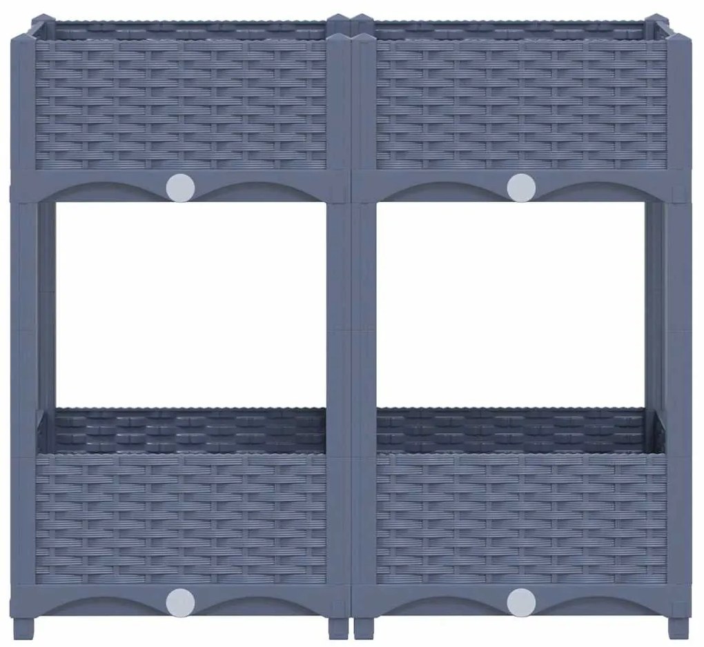 Canteiro elevado 80x40x71 cm polipropileno