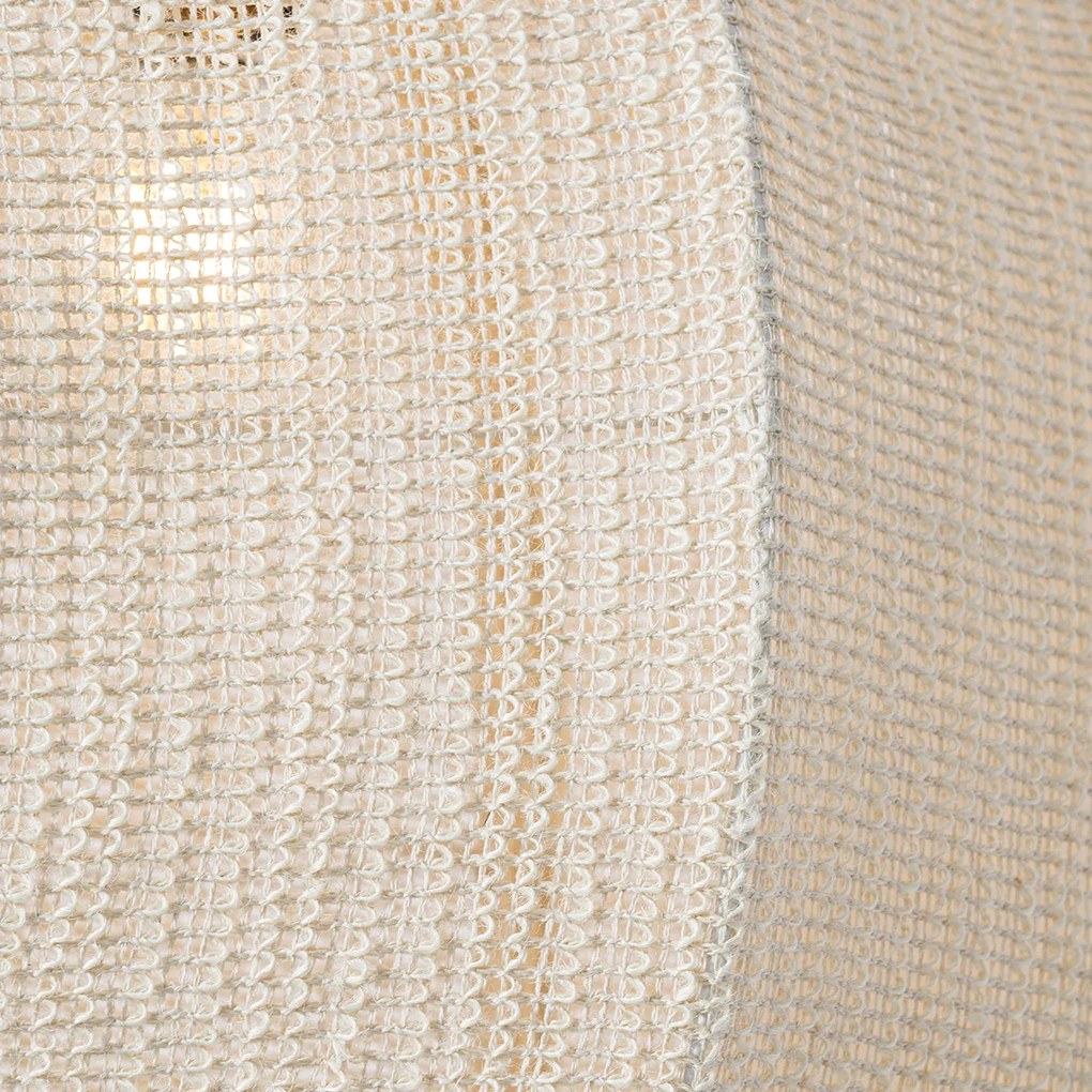 Candeeiro de suspensão oriental natural 46 cm - Rob Oriental