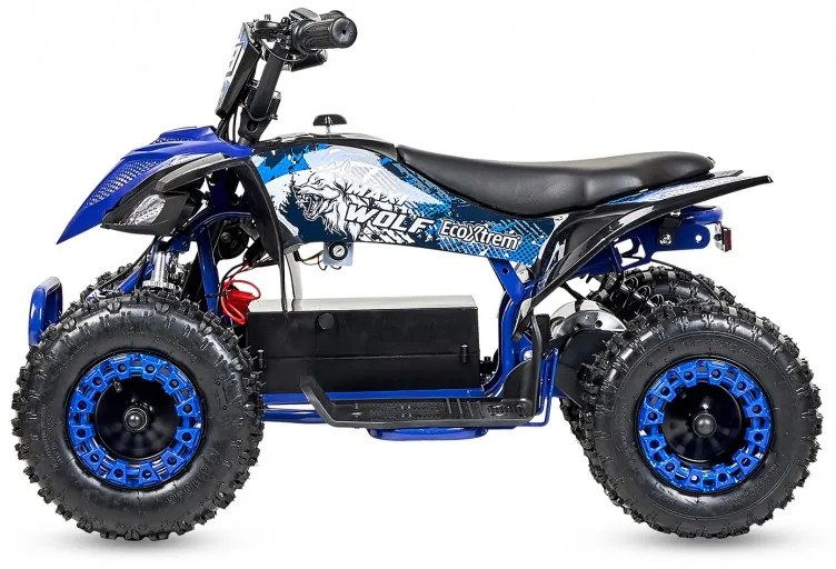 Moto 4 elétrica para crianças TIGER 1000W Velocidade 18-20 km/h, Autonomia 30-40 km Azul