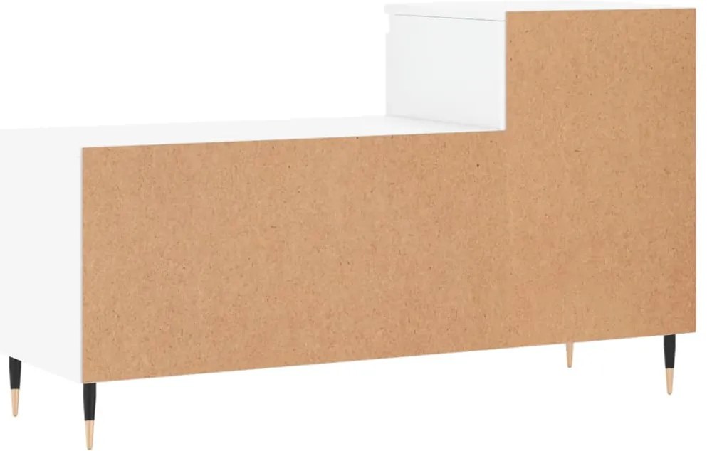 Sapateira 102x36x60 cm derivados de madeira branco brilhante