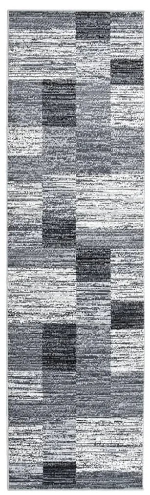 vidaXL Passadeira 100x350 cm polipropileno cinzento