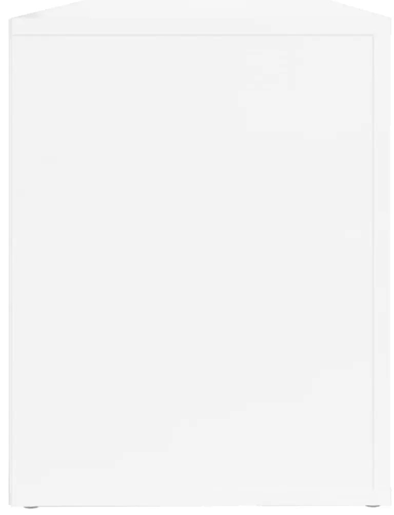 Sapateira 100x35x45 cm derivados de madeira branco brilhante