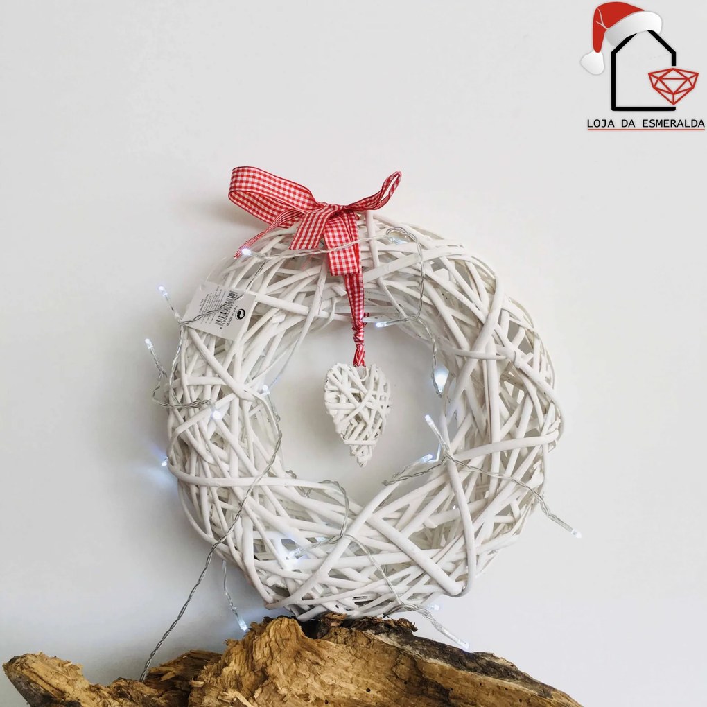Coroa | White Christmas&amp;Heart