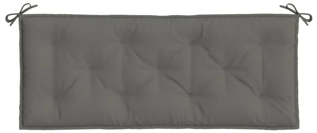 Almofadão banco jardim 120x50x7cm mesclado cinza-escuro