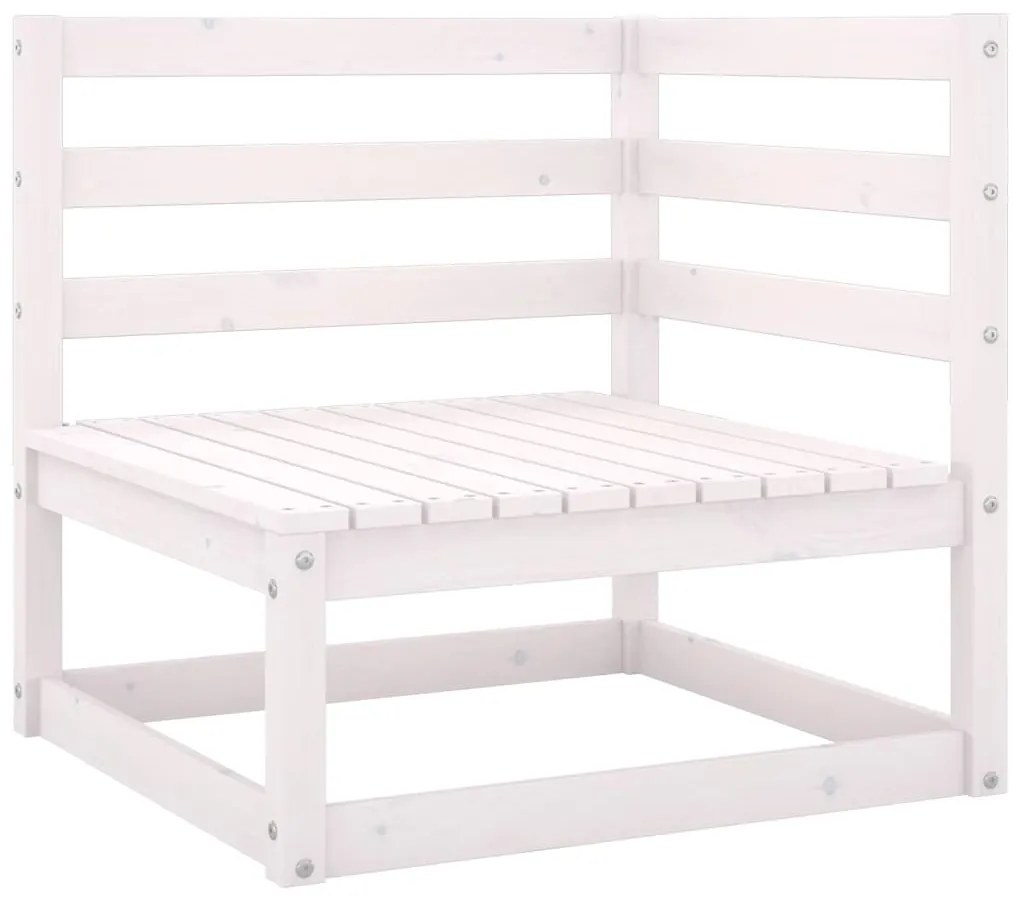5 pcs conjunto lounge de jardim c/ almofadões pinho maciço