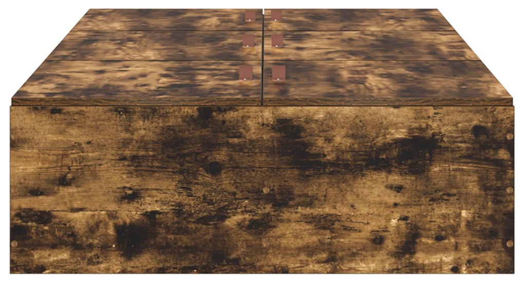 Estrutura da Cama Storage Carvalho Fumado 80x200 cm