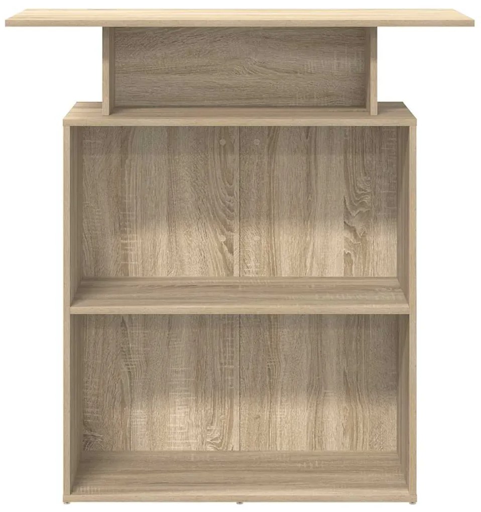Balcão recepção 100x40x104 cm deriv. madeira carvalho sonoma
