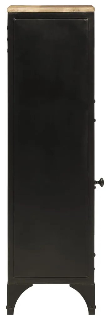 Armário p/ casa de banho 40x27x90 cm ferro e mangueira maciça