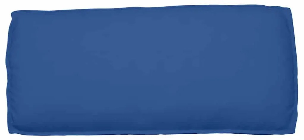 Almofada de Palete Azul Royal para Assento/Encosto 120x50x12 cm, Tecid
