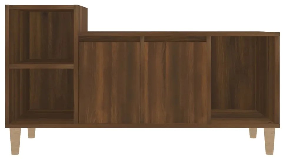 Móvel TV 100x35x55 cm madeira processada cor carvalho castanho