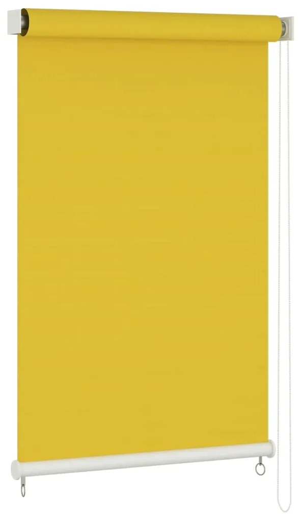 312879 vidaXL Estore de rolo para exterior 160x230 cm amarelo