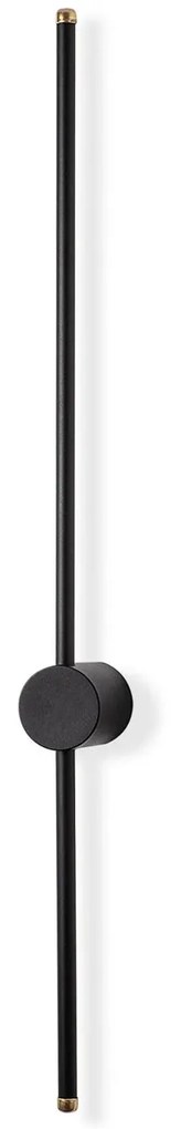 Candeeiro de Parede Sword - Preto - 91x10x7 cm