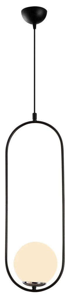 Chandelier Mudoni – Preto e Branco – 20 x 15 cm