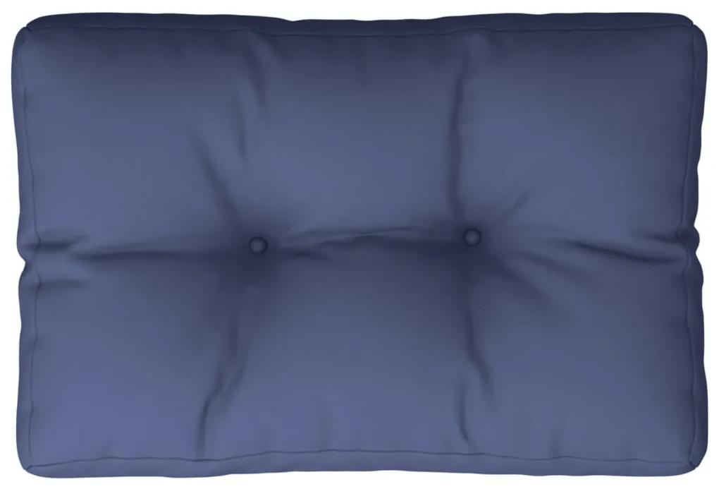 Almofadão para sofá de paletes 50x40x12 cm tecido azul marinho
